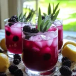 - 1 cup fresh blackberries - 6 to 8 fresh sage leaves - 1 cup granulated sugar - 1 cup freshly squeezed lemon juice - 4 cups filtered water - Ice cubes - Garnish options Fresh vs. frozen blackberries I always choose fresh blackberries when possible. They bring vibrant flavor and color to your drink. Frozen blackberries can work, but they may lack some freshness. If you use frozen, let them thaw first. Importance of fresh sage Fresh sage adds a unique, earthy note to the lemonade. Dried sage does not have the same bright flavor. Fresh herbs make a big difference in the taste of your drink. Alternatives for sugar You can adjust the sweetness to your taste. If you want a healthier option, try honey or agave syrup. Both will add sweetness and enhance the flavor of the lemonade. For the full recipe, check out the detailed steps in the article. First, grab a medium saucepan. Combine 1 cup of fresh blackberries, 6 to 8 sage leaves, and 1 cup of filtered water. Place the saucepan over medium heat. Bring the mix to a gentle simmer. Let it cook for about 10 minutes. Stir it occasionally. You want the blackberries to soften and release their juices. The smell will be amazing. After 10 minutes, take the saucepan off the heat. Strain the mixture through a fine mesh sieve into a bowl. Press down gently on the solids. This helps to get more liquid out. Discard the solids left in the sieve. Now, let the blackberry-sage syrup cool completely at room temperature. In a large pitcher, combine the cooled blackberry-sage syrup, 1 cup of freshly squeezed lemon juice, and 3 cups of filtered water. Stir well until everything is mixed together. Now, taste the lemonade. If it is not sweet enough, add more sugar little by little. Stir well after each addition. Put the pitcher in the refrigerator. Let it chill for at least 30 minutes. This time helps the flavors blend perfectly. When ready to serve, fill each glass with ice cubes. Pour the cool blackberry sage lemonade over the ice. For a nice touch, garnish with whole blackberries and a fresh sage sprig. Enjoy this refreshing summer drink! For the full recipe, check out the details above. To make your blackberry sage lemonade shine, find the right balance between sweetness and acidity. You want it sweet, but not too sweet. Start with the sugar in the recipe. Taste as you go. Add more sugar if you like it sweeter. If it’s too sweet, add extra lemon juice to bring back the zing. For a stronger flavor, consider using more blackberries. You can also steep the sage longer to boost its herbal notes. You can prepare your syrup up to a week in advance. Store it in an airtight container in the fridge. It keeps well, so you can have it ready for a quick drink. The lemonade tastes best fresh, but you can mix the syrup and lemon juice a day ahead. Just add water before serving. For a beautiful presentation, consider garnishing with fresh blackberries and sage sprigs. You can also rim your glasses with sugar for a fun touch. Use clear glassware to show off the lovely color of the drink. Serve on a nice tray to impress your guests. This drink looks as good as it tastes! {{image_4}} You can change the taste of your blackberry sage lemonade easily. Adding herbs like mint or basil gives a fresh twist. Mint adds coolness, while basil offers a sweet, peppery hint. You can also try different fruits. Strawberries or raspberries work well with blackberries. Mixing fruits creates unique flavors. If you want a healthier option, consider using honey or agave syrup. These sweeteners add flavor without refined sugar. They also have a lower glycemic index. If you want to cut calories, try low-calorie sweeteners like stevia or monk fruit. These options keep your drink sweet without extra calories. You can turn this refreshing drink into a fun cocktail. Adding spirits can elevate the experience. Vodka or gin pairs well with the lemonade. For a more robust flavor, try bourbon. Mix in 1 to 2 ounces of your chosen spirit per glass. Your friends will love this adult version of blackberry sage lemonade. For the full recipe, check out my earlier instructions! You can keep your blackberry sage lemonade in the fridge for up to five days. Just store it in a sealed container. If you make the syrup separately, it lasts longer. The syrup can stay fresh for about two weeks in the fridge. You can freeze the blackberry-sage syrup if you want to save it for later. Pour the cooled syrup into ice cube trays. Once frozen, transfer the cubes to a freezer bag. This way, you can use them whenever you want lemonade. To use the frozen syrup, take out a few cubes and let them thaw in the fridge. You can mix them with fresh lemon juice and water for a quick drink. Enjoy the taste of summer anytime! For the full recipe, check out the main article. You can use sugar substitutes like honey, agave, or stevia. These options give sweetness without adding sugar. Honey adds a floral note, while agave is mild. Stevia is very sweet, so use less. Start with one tablespoon of honey or agave, or a pinch of stevia. Taste and adjust as needed. Yes, but the flavor will change. Dried sage is stronger and more concentrated. Use about one teaspoon of dried sage for each fresh leaf. This helps keep the taste balanced. If you can, use fresh sage for the best flavor. Fresh herbs bring brightness and depth that dried cannot match. Blackberries are high in vitamins C and K. They also have antioxidants that help fight free radicals. Sage has health benefits too. It can support digestion and may help reduce inflammation. Together, these ingredients create a drink that is tasty and good for you. Enjoy this refreshing summer drink while boosting your wellness! In this post, we explored making delicious Blackberry Sage Lemonade. I shared key ingredients, detailed steps, and tips to perfect the drink. You can adjust the flavors, use different sweeteners, and even turn this into a fun cocktail. Remember to store any leftovers properly, ensuring your drink stays fresh. With creativity, you can make this recipe suit any taste. Enjoy experimenting with flavors and impressing friends with your refreshing beverages.
