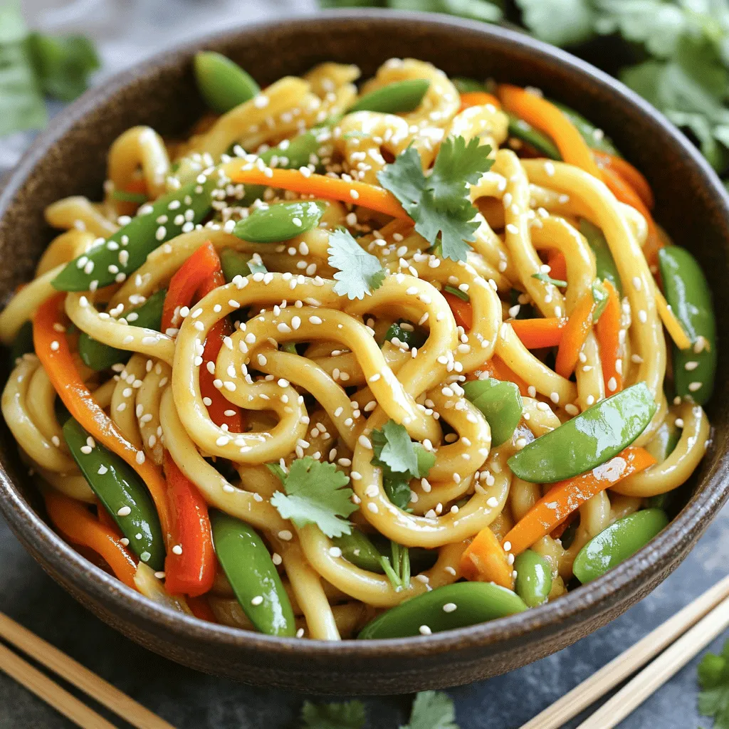 Better-Than-Takeout Garlic Soy Udon Stir-Fry Delight