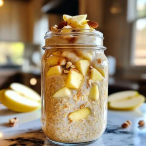 Apple Chai Overnight Oats Nutritious Easy Breakfast