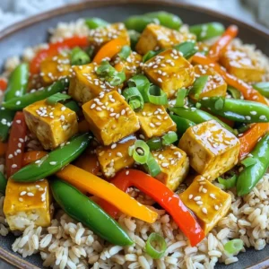 Minute Sesame Ginger Tofu Stir-Fry Flavor Boost