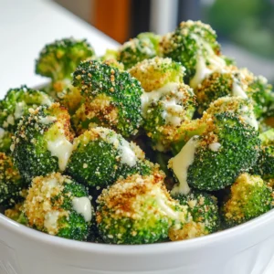 Air Fryer Parmesan Broccoli Tasty and Crisp Treat