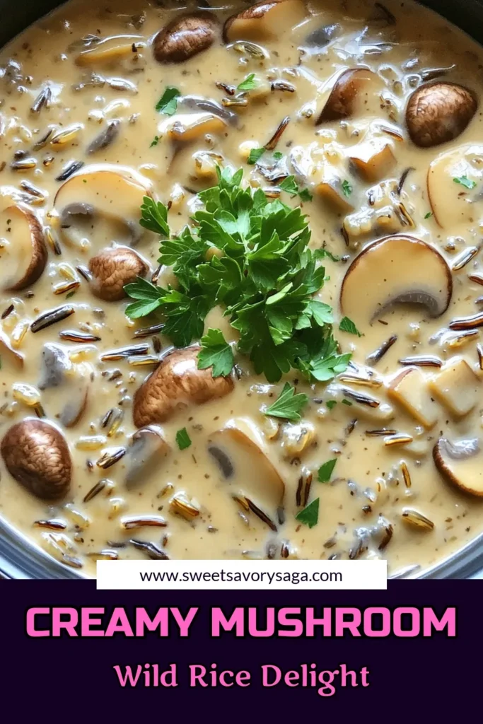 Indulge in a deliciously creamy Instant Pot Creamy Mushroom Wild Rice that's perfect for any occasion! This easy recipe combines tender wild rice, savory mushrooms, and rich cream for a comforting dish that's ready in just 50 minutes. Perfect as a side or main, you’ll love how simple it is to prepare. Click through to discover this delightful recipe and impress your family with your cooking skills today!