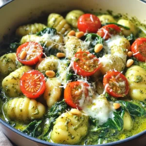 One Pot Creamy Pesto Gnocchi Flavorful Delight