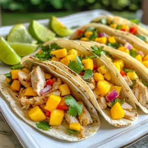 Mouthwatering Mango Chicken Tacos Quick and Easy Meal