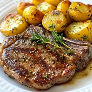 Garlic Butter Steak and Potatoes Simple and Tasty Meal