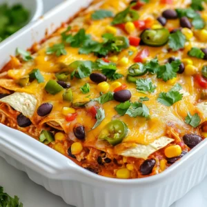 Cheesy Enchilada Casserole Easy and Delicious Recipe