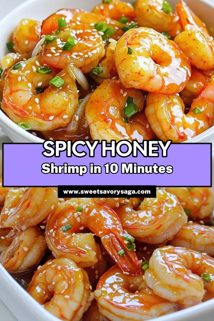 Spice up your dinner routine in just 10 minutes with this Minute Honey Sriracha Shrimp recipe! Enjoy perfectly sautéed shrimp coated in a sweet and spicy sauce that's sure to wow your taste buds. Perfect for a quick weeknight meal or an impressive appetizer, this dish is easy to make and packed with flavor. Ready to try it? Click through for the full recipe and start cooking today! #HoneySrirachaShrimp #QuickDinner #SeafoodRecipes #AppetizerIdeas