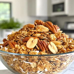 Maple Pecan Granola Crunchy and Flavorful Delight
