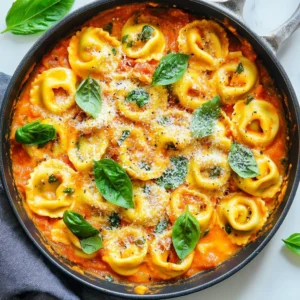 Creamy Tomato Basil Tortellini Flavorful Dinner Delight