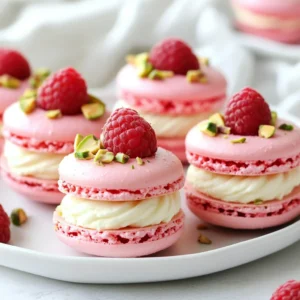 Raspberry Pistachio Macarons Simple and Elegant Treat