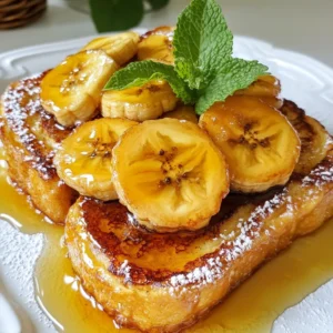 Caramelized Banana French Toast Perfectly Delicious Treat