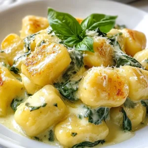 Creamy Parmesan Spinach Gnocchi Flavorful Comfort Meal