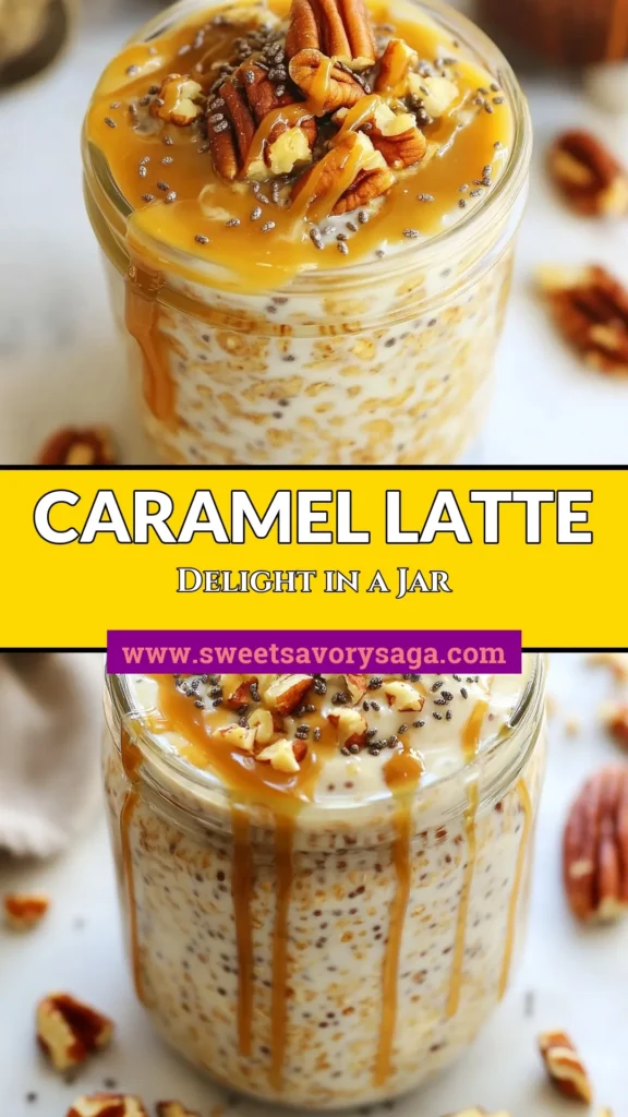 Start your day with this delicious Caramel Latte Overnight Oats recipe! Perfectly blended with chia seeds, this easy overnight oats dish delivers a healthy breakfast that satisfies your caramel cravings. Packed with vegan caramel oats, this recipe is not only nutritious but also incredibly simple to make. Try it tonight for a delightful morning treat! Save this healthy breakfast recipe now! #CaramelLatteOvernightOats #HealthyBreakfast #VeganRecipes #OvernightOats